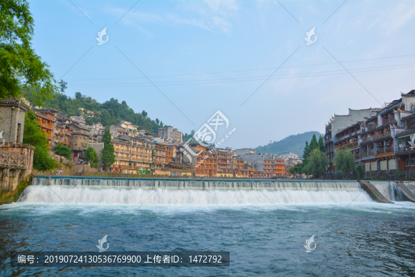 湖南湘西鳳凰古城夏日風(fēng)光