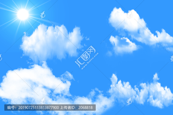 藍天白云