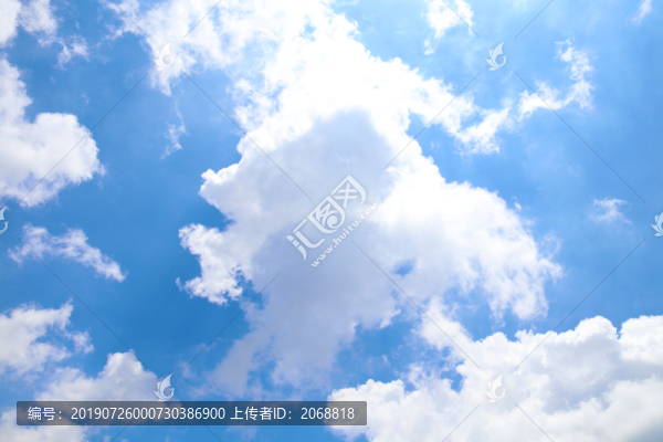 藍天白云