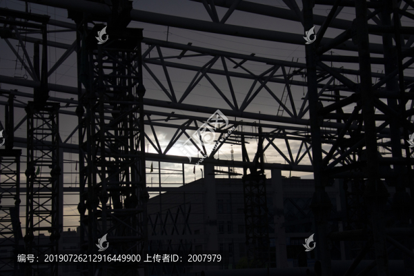 建設中的農(nóng)展D館