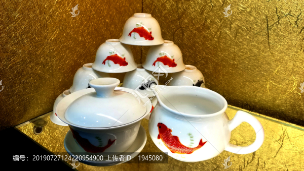 白瓷茶具