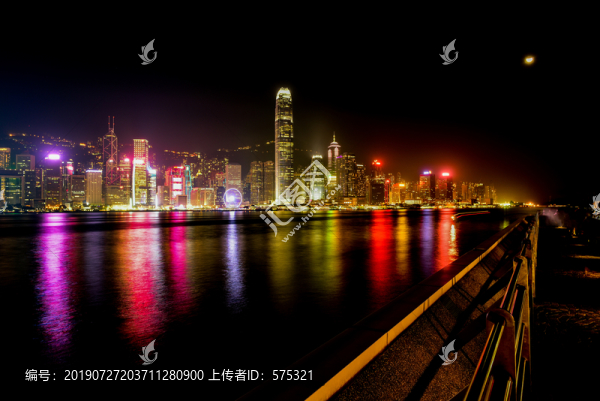 香港維多利亞港夜景