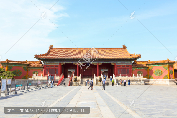 北京故宮乾清門