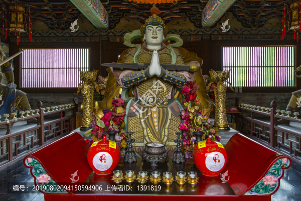 大同古城法華寺韋馱天尊