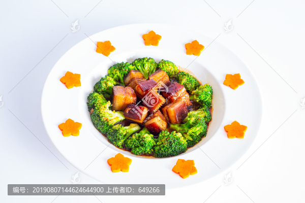 西藍(lán)花扣肉