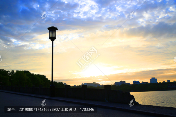西湖斷橋美景