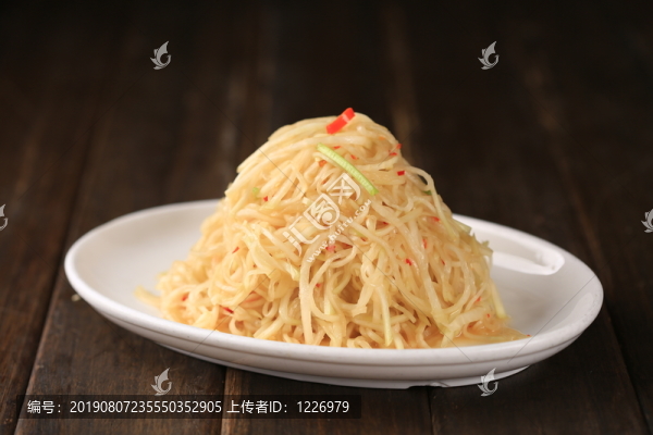 涼拌蘭頭絲