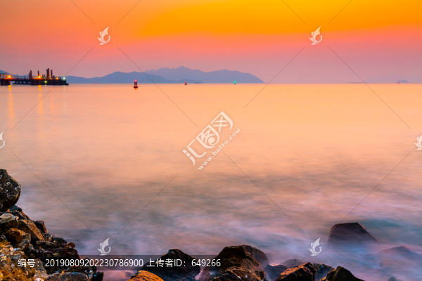 高欄島晚霞