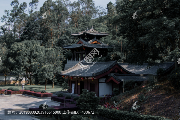 中國廣東省惠州市紅花湖古典建筑
