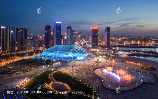 大連東港商務區(qū)夜景