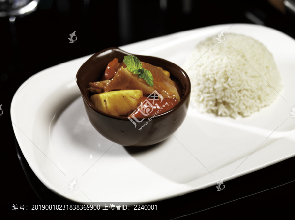 蜜汁豬手飯
