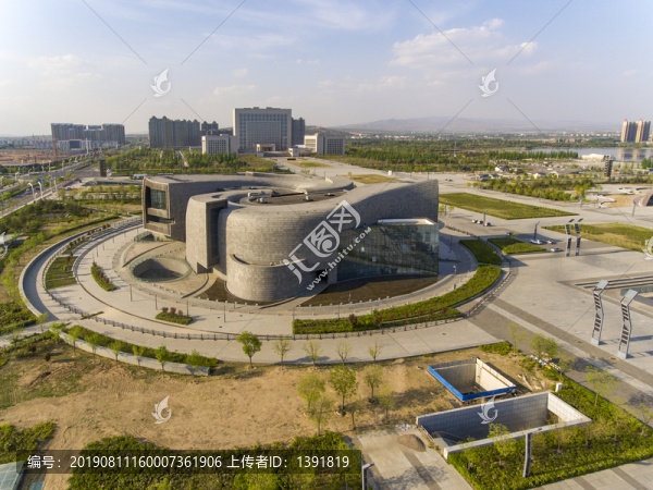 航拍大同市博物館