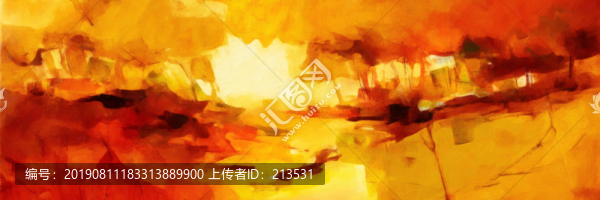 高雅抽象油畫壁畫
