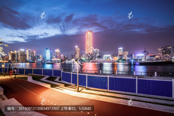 上海夜景大廈寫字樓