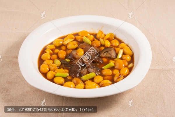 鮑汁鳳眼果扣海參