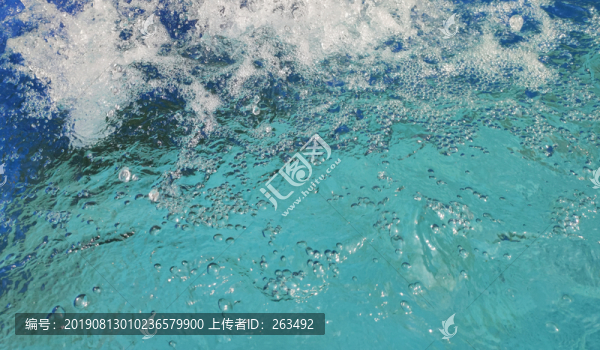 藍(lán)色高清背景圖水氣泡