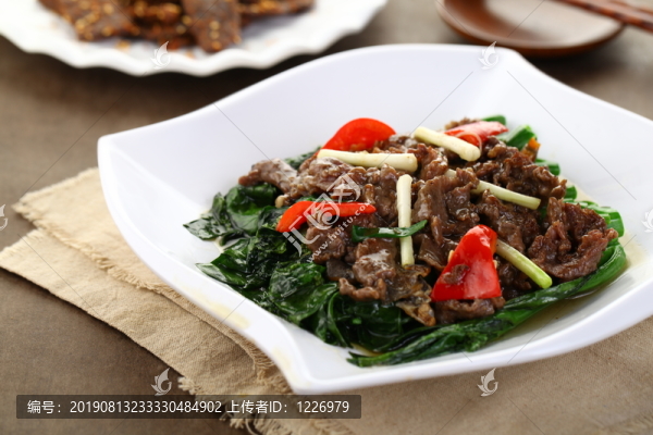 芥蘭炒牛肉