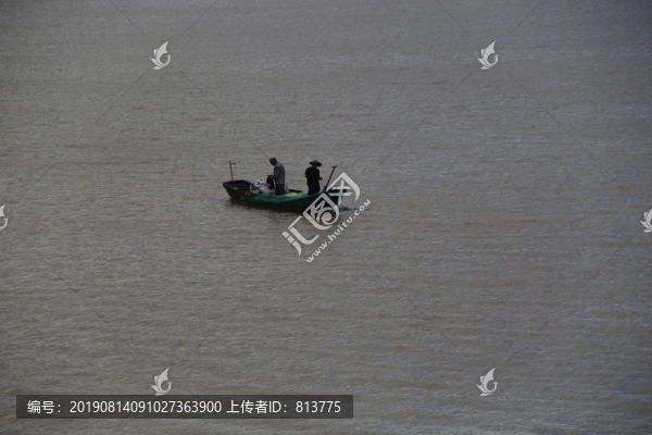 漁民背影