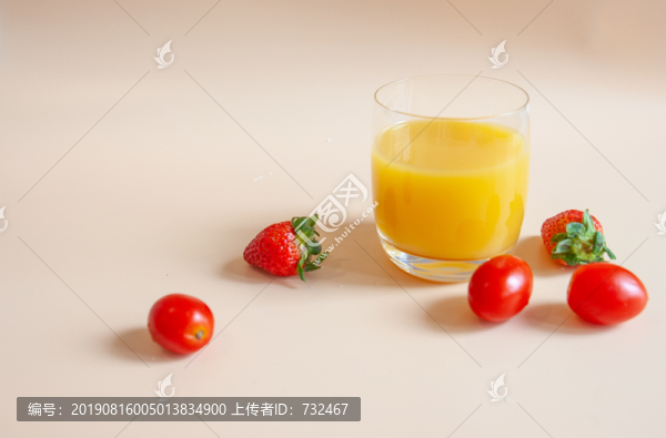 水果與飲料特寫
