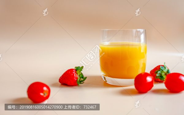 水果與飲料特寫