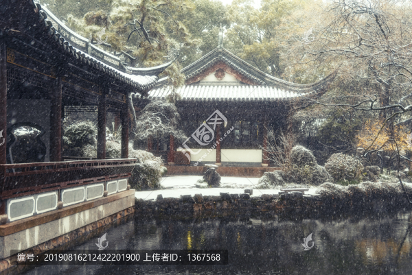 中國(guó)園林雪景