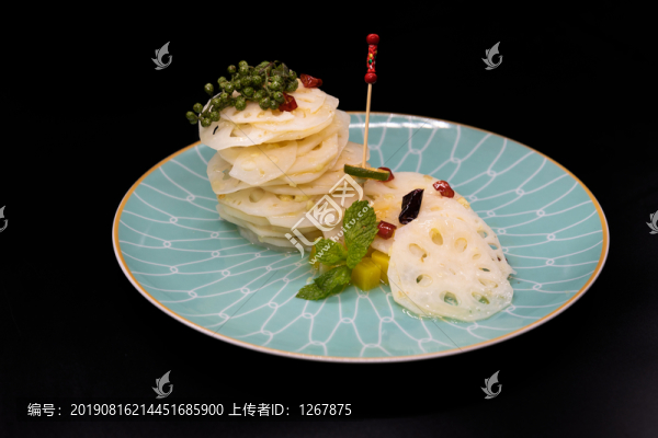 涼拌開胃菜蓮菜藕片爽口藕片