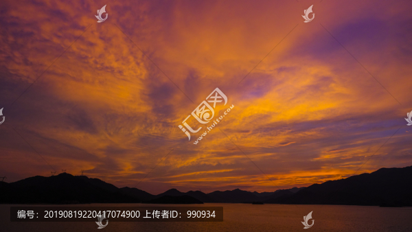 晚霞
