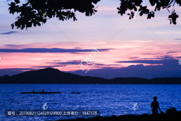 大海傍晚