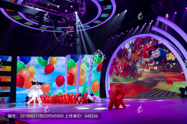 電視臺(tái)演播廳少兒舞蹈表演