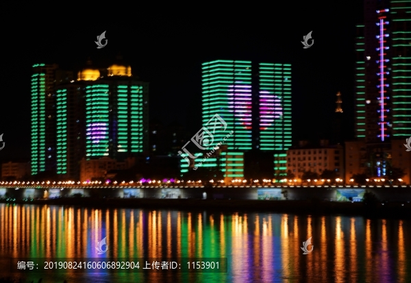 涪江夜色