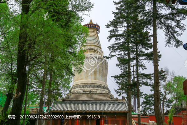 忻州五臺(tái)山塔院寺白塔