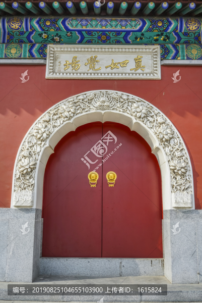 寺廟大門高清大圖