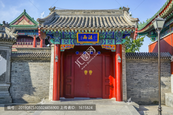 寺廟大門高清大圖