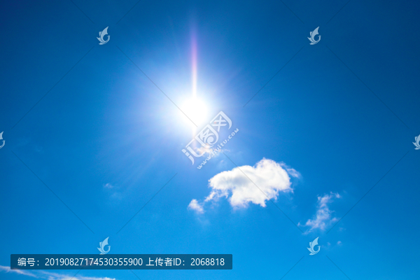 藍天白云
