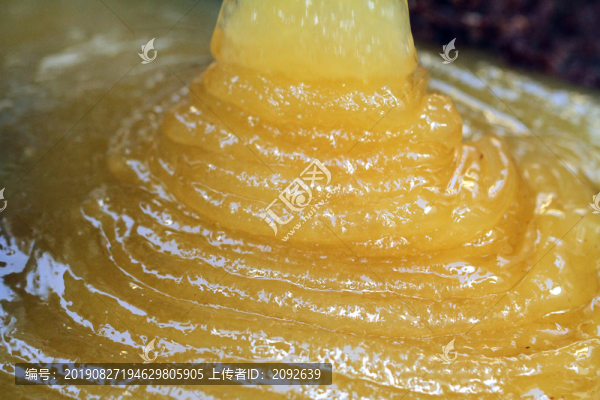 蜂蜜液態(tài)流動