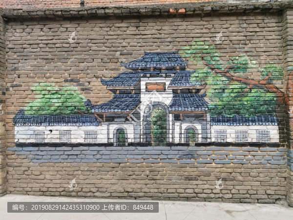老街建筑彩繪