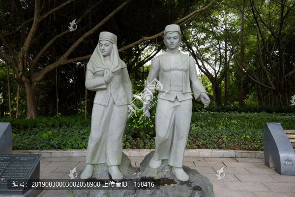 回族少數(shù)民族雕塑