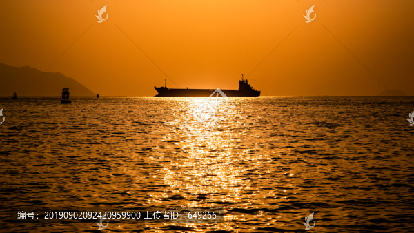 海上黃昏