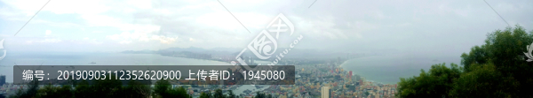 惠東雙月灣全景