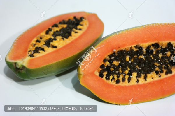 切開的木瓜