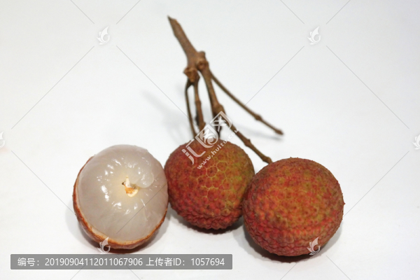 剝開的荔枝