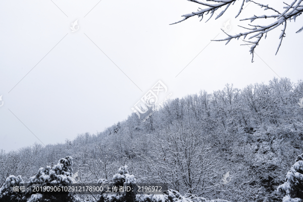 山嶺雪景