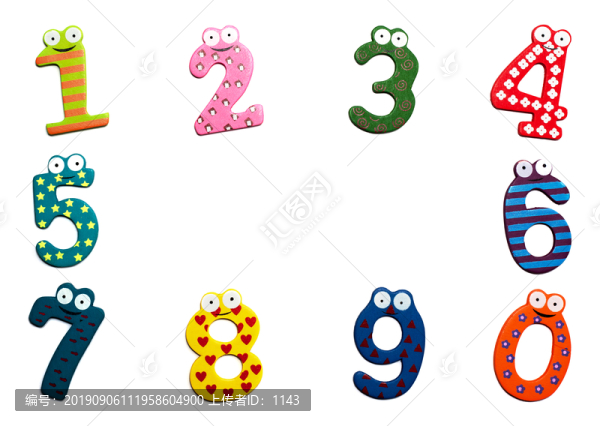 教學(xué)卡通數(shù)字框