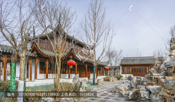 中式園林大畫幅