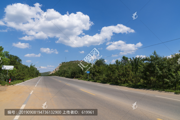 公路透視圖