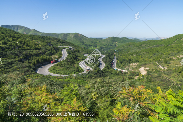 青州牛角嶺盤山路