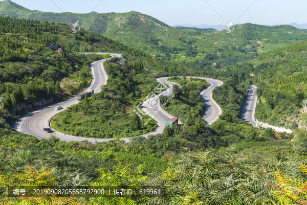 青州牛角嶺盤山路