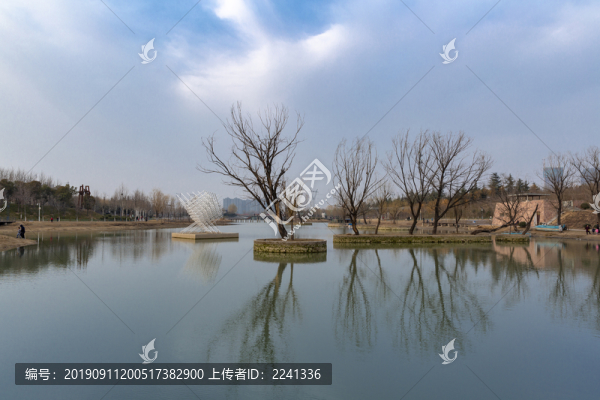 湖泊素材
