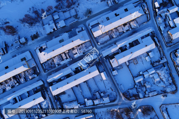 大興安嶺林區(qū)林海雪原農(nóng)家院