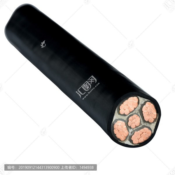 銅芯電纜切面圖